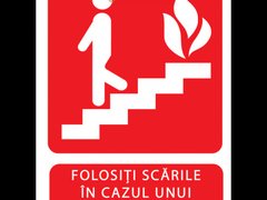 Indicatoare de urgenta pentru scari